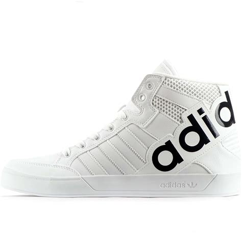 adidas hardcourt big logo weiß|adidas Originals Hard Court Hi Shoes .